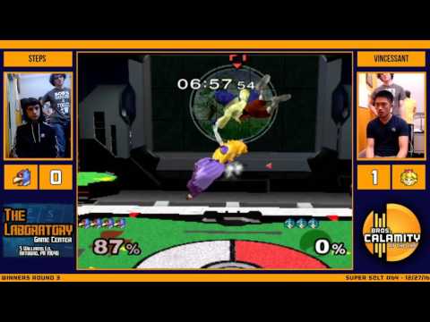 S@LT #64 | Steps (Falco) vs Vincessant (Peach) - Winners Round 3 - Melee Singles
