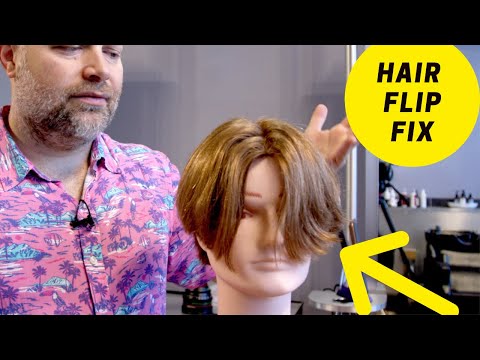 How to STOP Your Hair from Flipping Out - TheSalonGuy