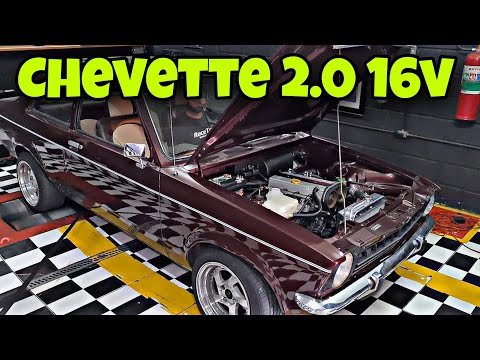 Chevette com moto aspirado 2.0 16v - Racetech no acerto @escoladegaragem4449