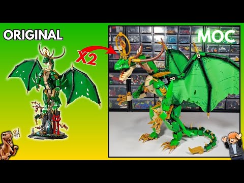 MORE AND BETTER ARTICULATION! - LEGO Ninjago Legends: The Guardian Dragon Set (71847) MOC Upgrade