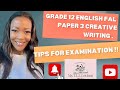 how to approach English paper 3 final examination.