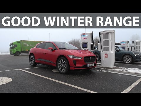 Jaguar I-Pace EV-320 (2020 90kWh)  range test video