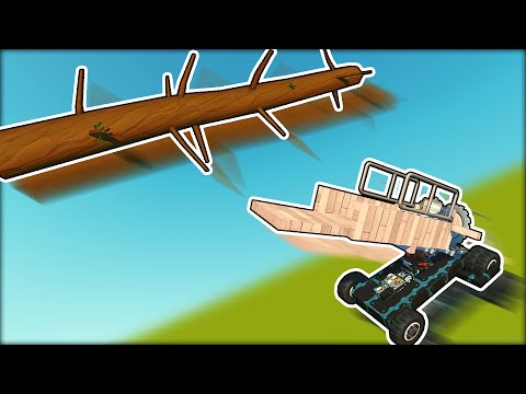 Who Can TOSS A TREE the Furthest in this Lumberjack Challenge? (Scrap Mechanic Gameplay)