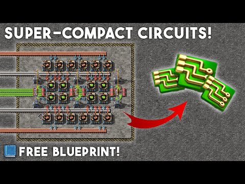 Make green circuits in seconds! [FREE BLUEPRINT] | Factorio
