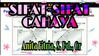 SIFAT-SIFAT CAHAYA II CAHAYA DAN ALAT OPTIK IPA KELAS 8 SMP #Sifatcahaya #ipakelas8
