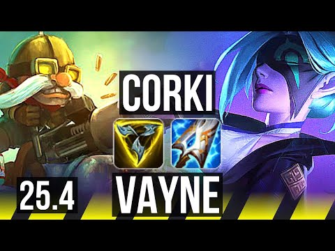 CORKI & Taric vs VAYNE & Yuumi (ADC) | 7/1/6, Dominating | EUW Grandmaster | 25.4