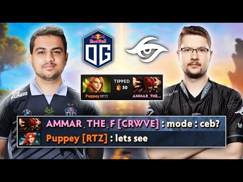 AMMAR vs PUPPEY - OG vs SECRET - "Mode: Ceb?" DOTA 2