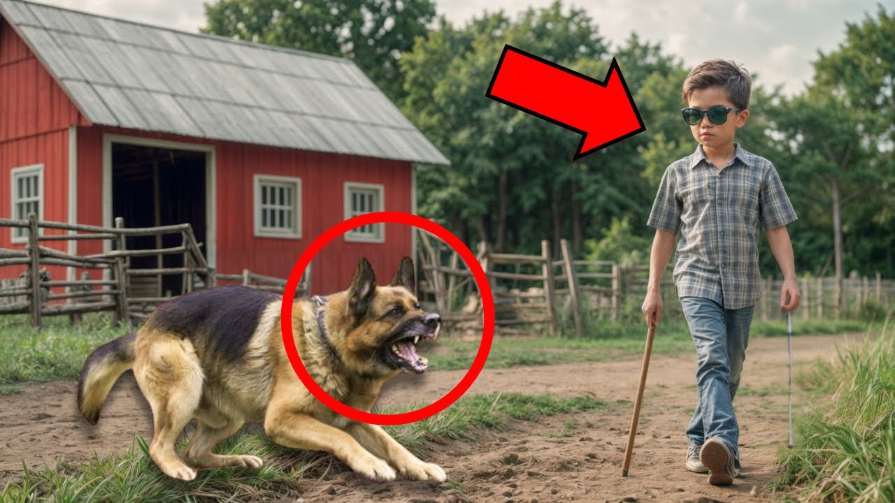 😭 LA ABUELA ABANDONA A SU NIETO CIEGO, HASTA QUE APARECE UN PASTOR ALEMÁN Y OCURRE UNA TRAGEDIA...