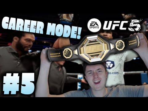 UFC 5 CAREER MODE - "BECOMING CHAMP!" EP.5 w/Hazzahh