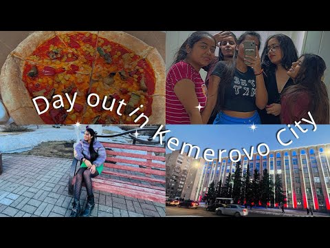 Evening Walk in Kemerovo City #kemerovo #eveningwalk #mbbsrussia #indianinrussia