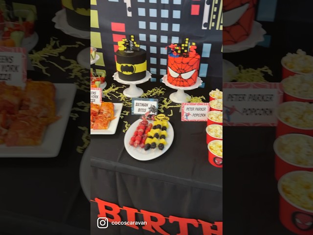 Vídeo relacionado con Doyomtoy Decoración de Fiesta Héroe,30Pz Decoración de Fiesta Héroes Urbanos Superhero Banner,Superhero Balloons,Cake Toppers,Adatto per Decorazioni della Festa di Compleanno dei Bambini,Baby Shower