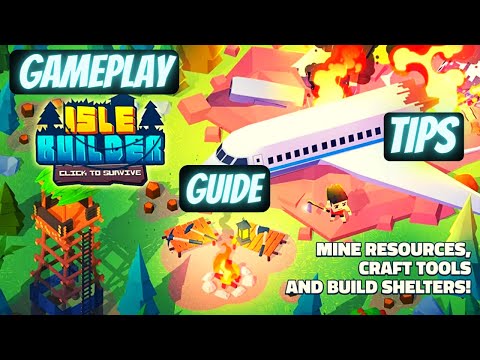 Isle Builder: Click to Survive, android gameplay, game review, beginner tips , tutorial and guide - YouTube