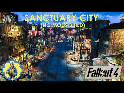 FALLOUT 4 - Sanctuary Settlement Build - MINUTEMEN CITY (NO MODS)