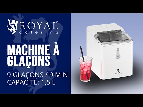 Vidéo - Machine à glaçons - 1,5 l