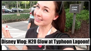 DISNEY VLOG: Travel Day &amp; Typhoon Lagoon H20 Glow Night! | June 28, 2018