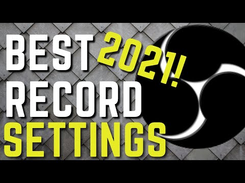 Best OBS Recording Settings 2021! 🔴 1080P 60FPS With No Lag!