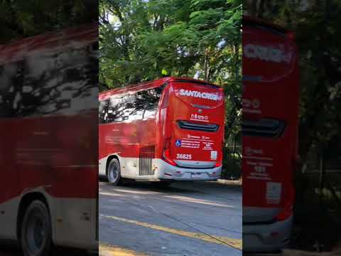 SÃO PAULO X TAPIRATIBA | VIAÇÃO SANTA CRUZ 36825 EM SÃO PAULO #busologia #onibus #ônibus