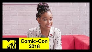 'The Darkest Minds' Cast on the Relevance of the Film & the Vibe on Set | Comic-Con 2018 video