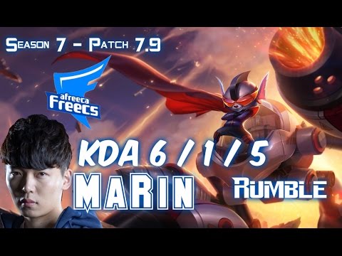 AFs MaRin RUMBLE vs KLED Top - Patch 7.9 KR Ranked