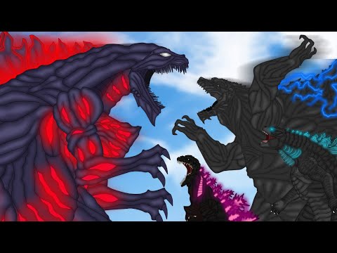 SHIN GODZILLA EARTH!! Godzilla VS Shin Godzilla VS Godzilla Earth VS Shin Earth : PiKKY GODZILLA