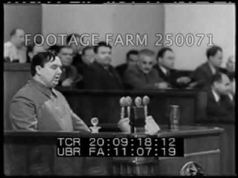 Malenkov Denounces Beria 250071-08 | Footage Farm