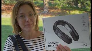 Summer Travel Essential - Icy Cold Cooling Neck Fan