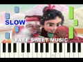 SLOW Piano Tutorial SUGAR RUSH From Wreck It Ralph Disney With Free Sheet Music Pdf