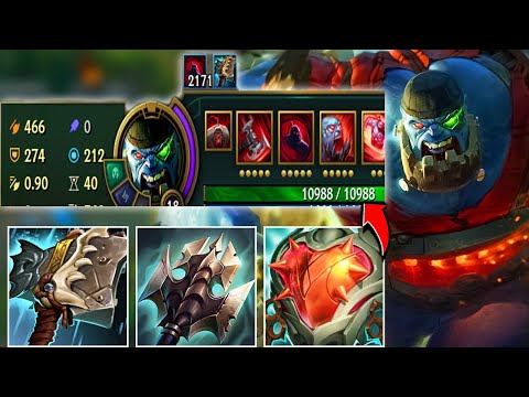WTF?! 10k HP SION TOP SPLIT PUSH MONSTER CANT BE STOPPED!