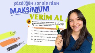 EN VERİMLİ TEST ÇÖZME SİSTEMİ : SOR-ÖĞREN-TEKRAR ET #yks2022