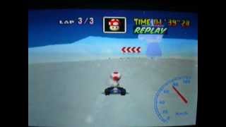 MK64 - former world record on Frappe Snowland - 2'00''70 (NTSC: 1'40''38)