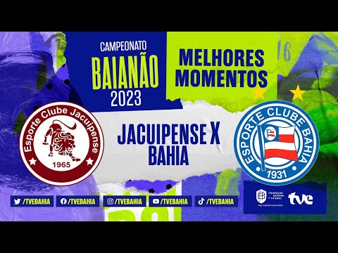 Gols e lances de Jacuipense x Bahia