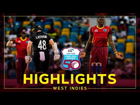 Highlights | West Indies v New Zealand | Visitors Complete Big Run Chase | 3rd CG United ODI Series