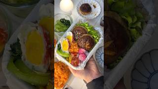 버섯치즈츠쿠네도시락 椎茸チーズつくね弁当 #한일부부 #日韓夫婦 #お弁当 #도시락 #bento #cookingathome