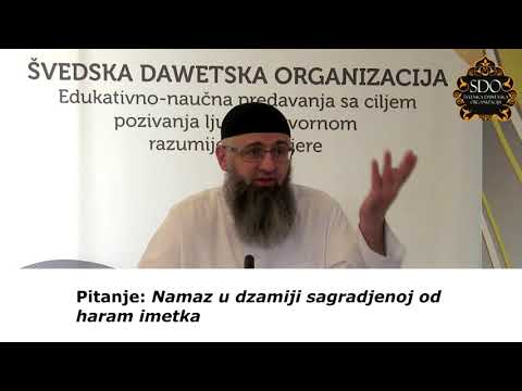 Pitanje i odgovor: Namaz u džamiji sagrađenoj od haram imetka - Dr Safet Kuduzović