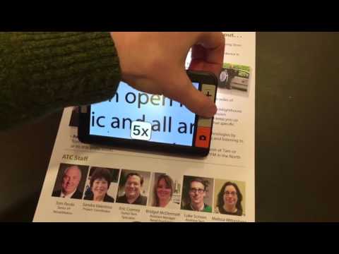 The explorē 5 handheld electronic magnicier from HumanWare