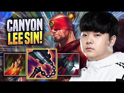 CANYON IS A GOD WITH LEE SIN! - DK Canyon Plays Lee Sin JUNGLE vs Sejuani! | Season 2023