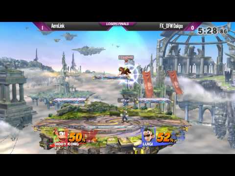 Shockwave 15 Smash 4 - AeroLink (Diddy) vs FX DFW Dakpo (ZSS, Luigi) - Losers Finals