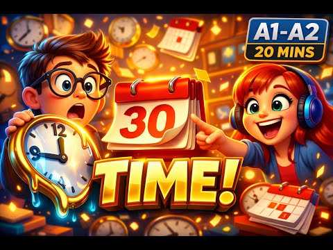 English for Beginners: Time, Days, and Months | Light English Podcast Lesson 10