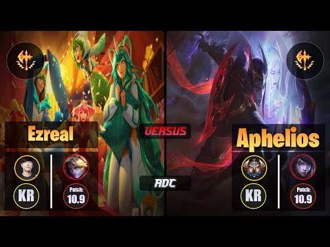 Ruler EZREAL (ADC) [Conqueror] VS APHELIOS - Challenger KR Patch 10.9