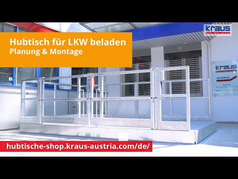 Hubtisch für LKW Beladen -Planung, Montage | Lift table for loading - planning, assembling (2:30´)