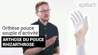 Orthèse pouce souple d'activité | Rhizarthrose – EPITACT