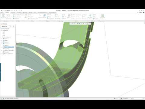 Lesson 15 Sweep Creo Parametric 3.0