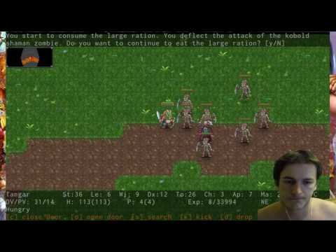 ADOM Caverns of Chaos (CoC) Ancient Domains Of Mystery roguelike game video gameplay - YouTube