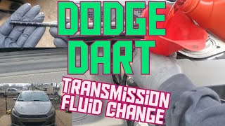 How to change and check the transmission fluid in a 2013-2016 Dodge Dart 6F24