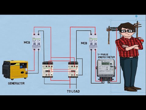 staircase wiring using two way switch with light animation video