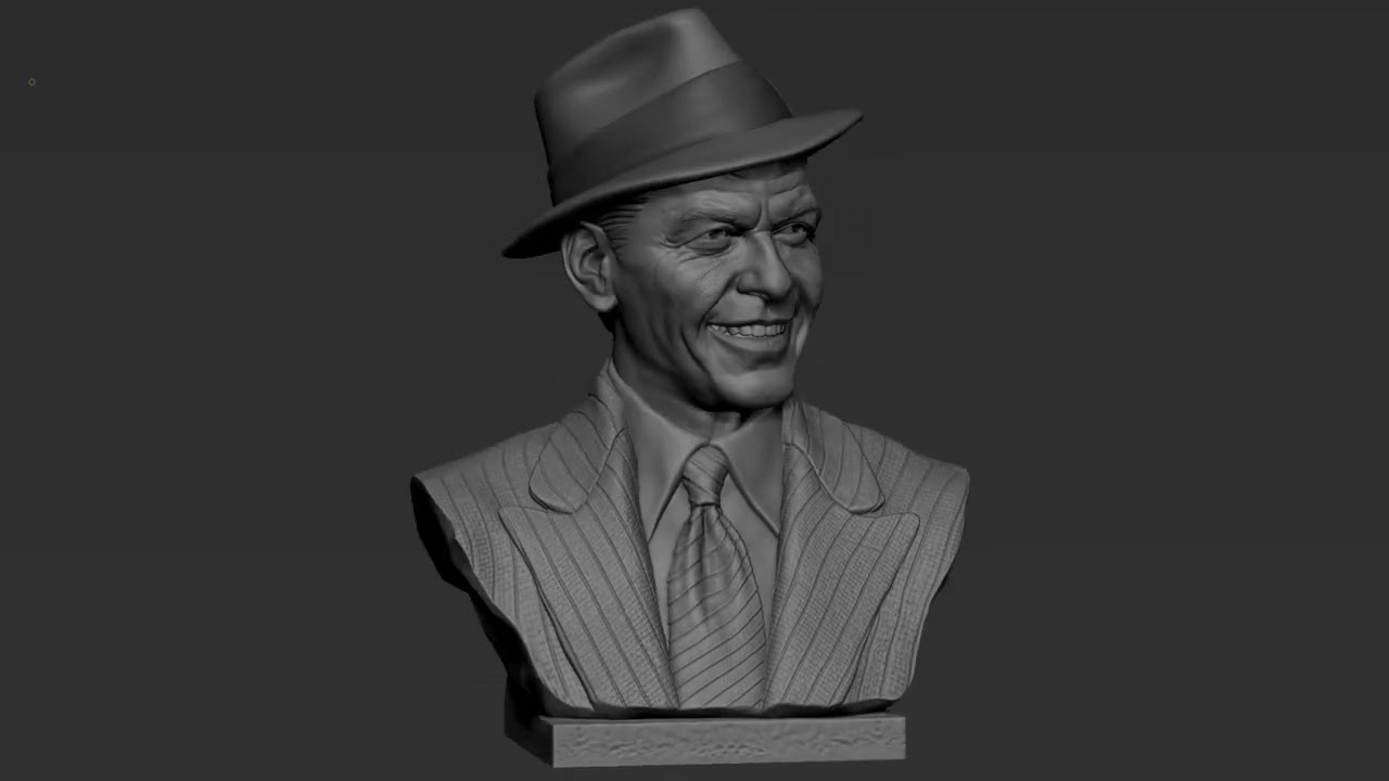 Frank Sinatra 3D Print Model