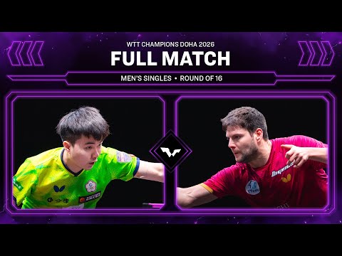 FULL MATCH | Lin Yun-Ju vs Dimitrij Ovtcharov | MS R16 | WTT Champions Doha 2026