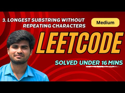 3 Longest Substring Without Repeating Characters Leetcode Python Tamil