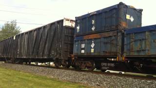 preview picture of video '6/12/13 - CA-20 Norfolk Southern 5287 & 5286 on Conrail Shared Lines South Jersey, Pennsauken'