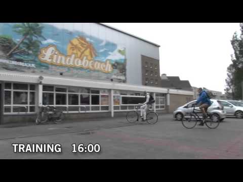 Een dag uit het leven van talentvolle beachvolleyballers